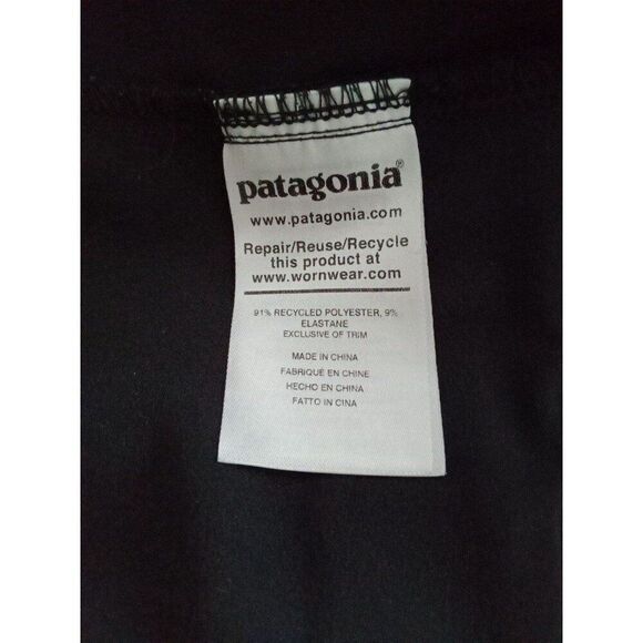 Patagonia Fleet with Belted Tank Dress Black Small - Picture 9 of 11